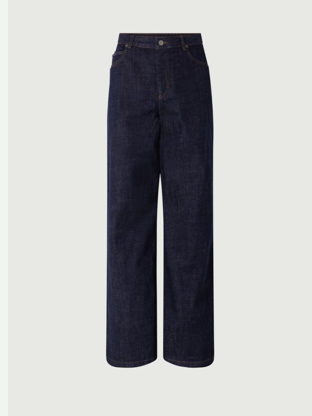 Soeur Calvin Straight Leg Jeans In Raw Denim